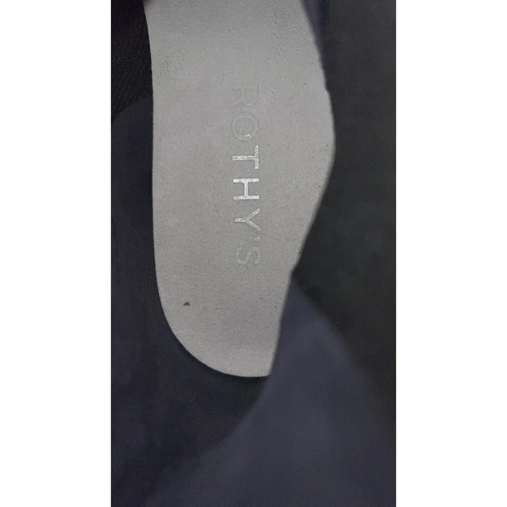 Rothy's Classic Lug Sole Boot 7 Charcoal Merino Wool Chelsea Sustainable NWOT